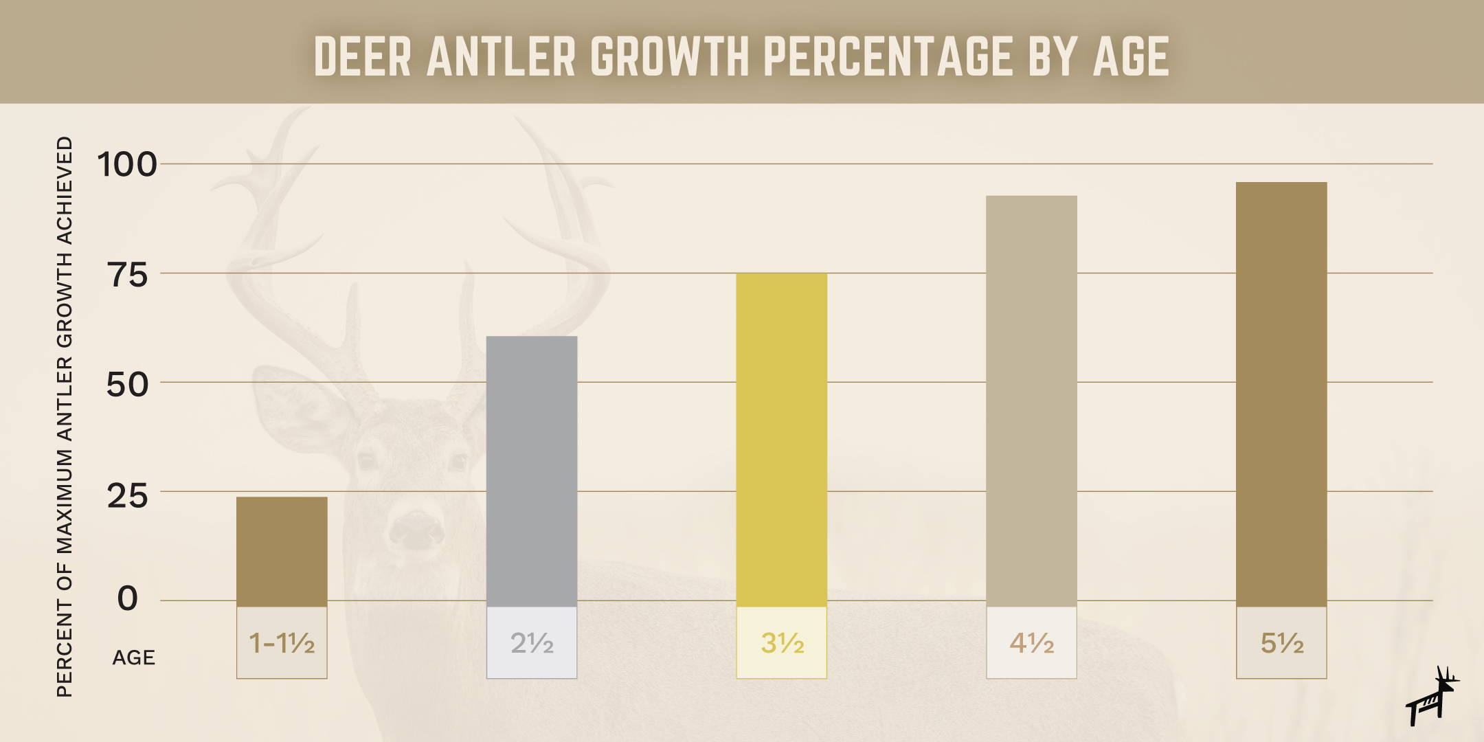 3 Critical Factors That Fuel Deer Antler Growth   Deer Antler Growth   Graph By Age 